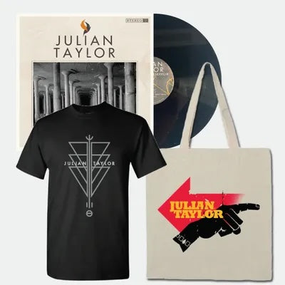 Bundle - Vinyl, Black Tee, Tote Bag